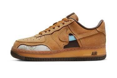 Кецове и обувки Nike Air Force 1 Low '07 Cut Out "Wheat" (W) Бежово | DQ7580-700, 0