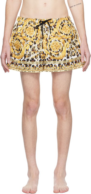 Бански Versace Wild Barocco Swim Shorts Жълто | 1016217_1A12308, 0
