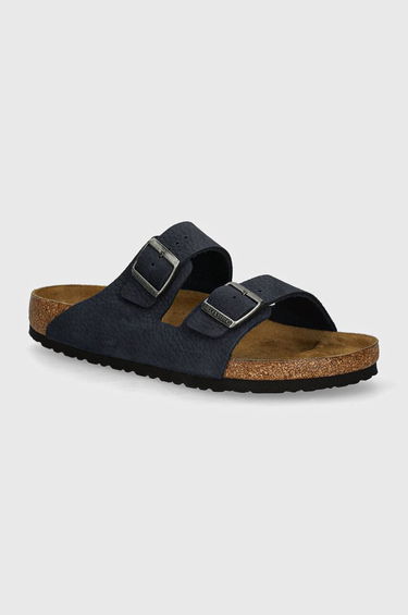 Кецове и обувки Birkenstock Arizona Nubuck Slides Синьо | 1028095, 0