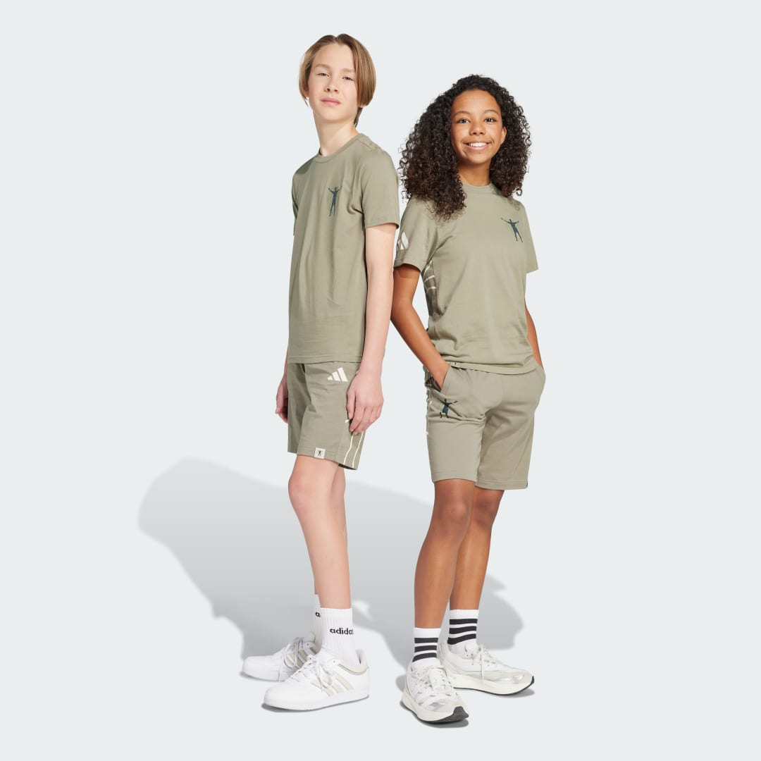 Тениска adidas Performance Jude Bellingham Culturewear Shorts Зелено | JX1974, 0