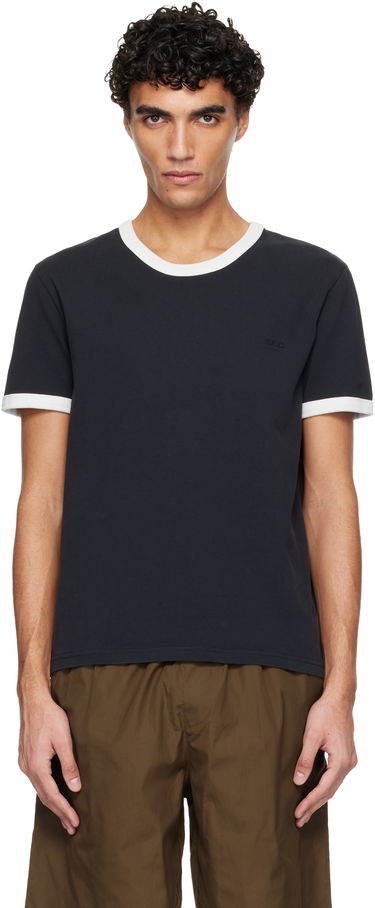 Тениска A.P.C. A.P.C. Contrast Trim T-shirt Черно | COHBQ-H26529, 0