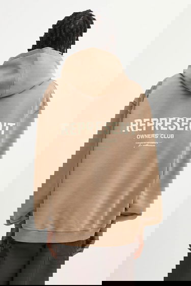 Суитчър Represent Clo Represent Owners' Club Hoodie with Print Бежово | OCM41113.16, 0