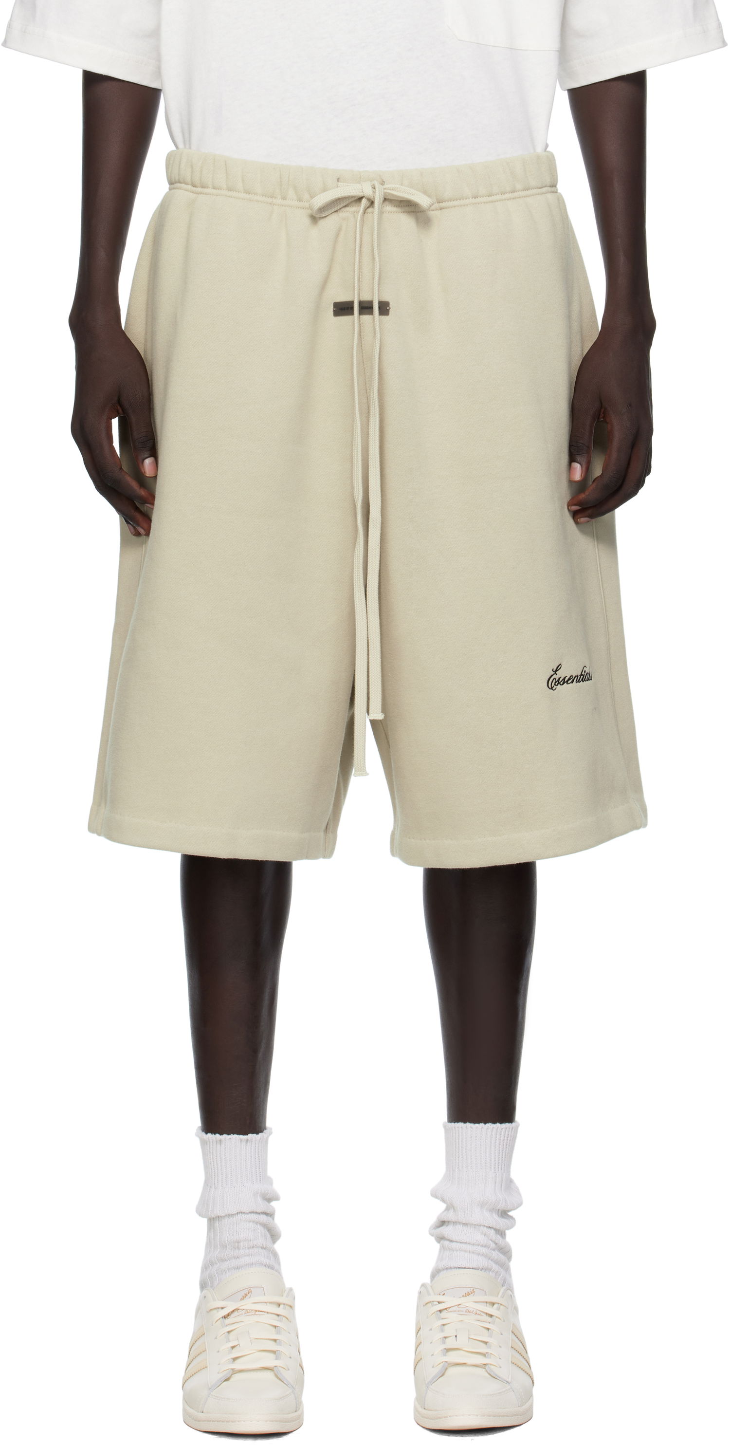 Къси панталони Fear of God Fear of God ESSENTIALS Basketball Shorts Бежово | 160SP254556F, 0