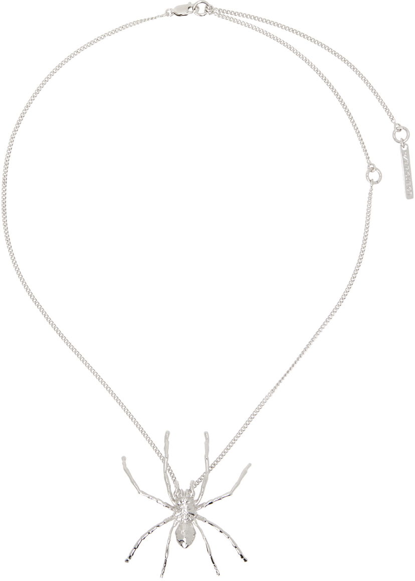 Колие Y/PROJECT Silver Spider Pendant Necklace Металик | 640NE026