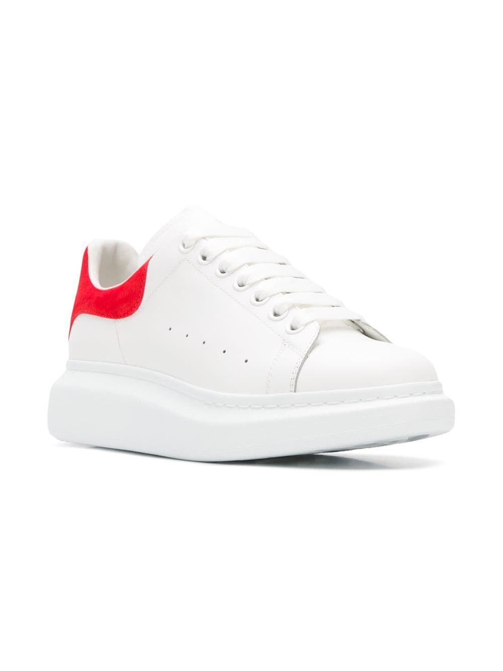 Кецове и обувки Alexander McQueen Oversized Sneakers Бяло | 553680WHGP79676, 1