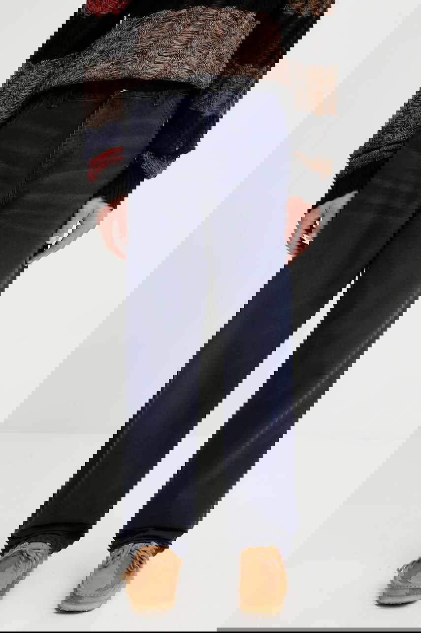 Панталони Carhartt WIP Loose Fit Trousers Simple Pant Тъмно синьо | I035643.1C4O, 0