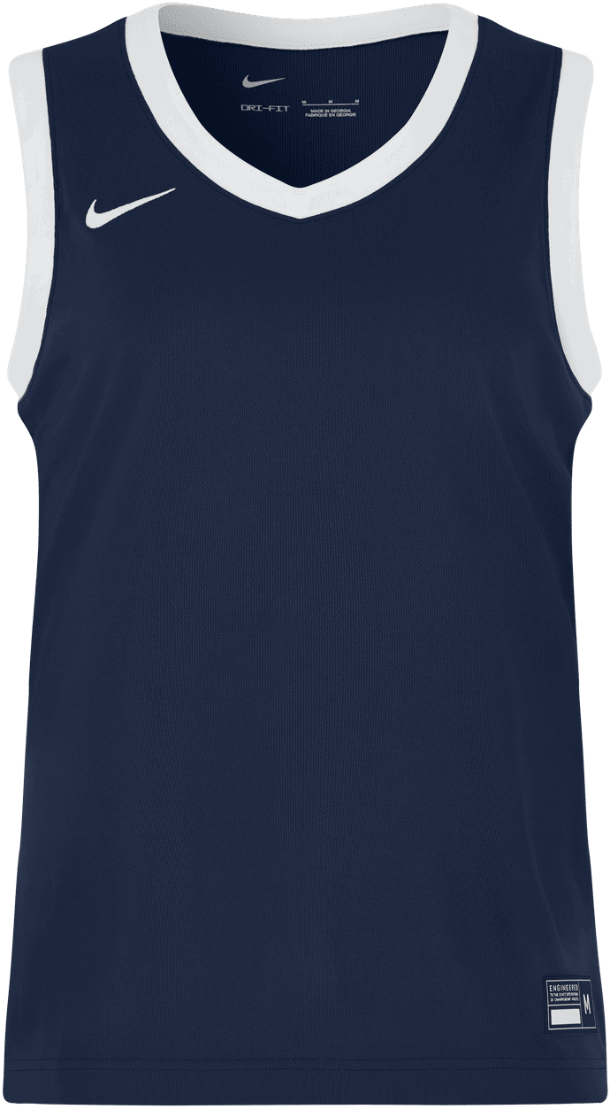 Фланелка Nike Team25 Sleeveless V-Neck Trimmed Basketball Jersey Тъмно синьо | a19915-451