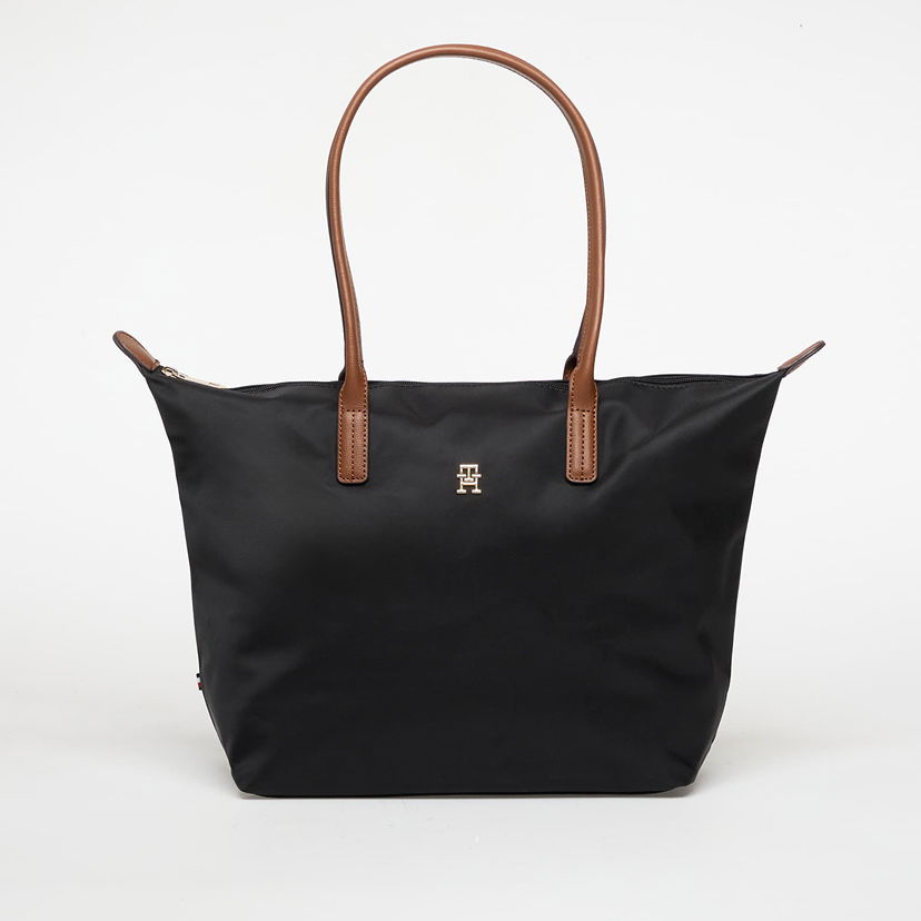 Голяма пазарска чанта Tommy Hilfiger Popette Tote Черно | AW0AW17711-BDS