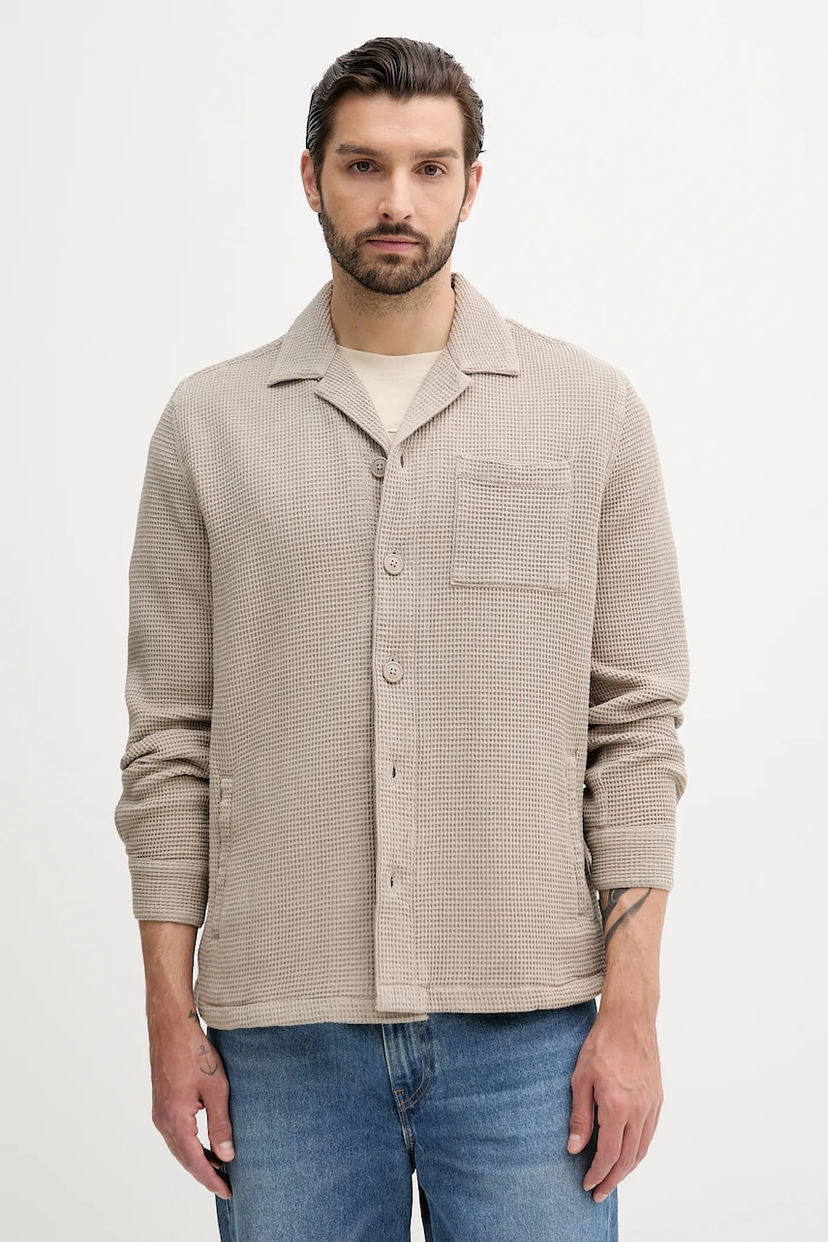 Риза Barbour Barbour Sandwood Relaxed Fit Shirt Бежово | MOS0416