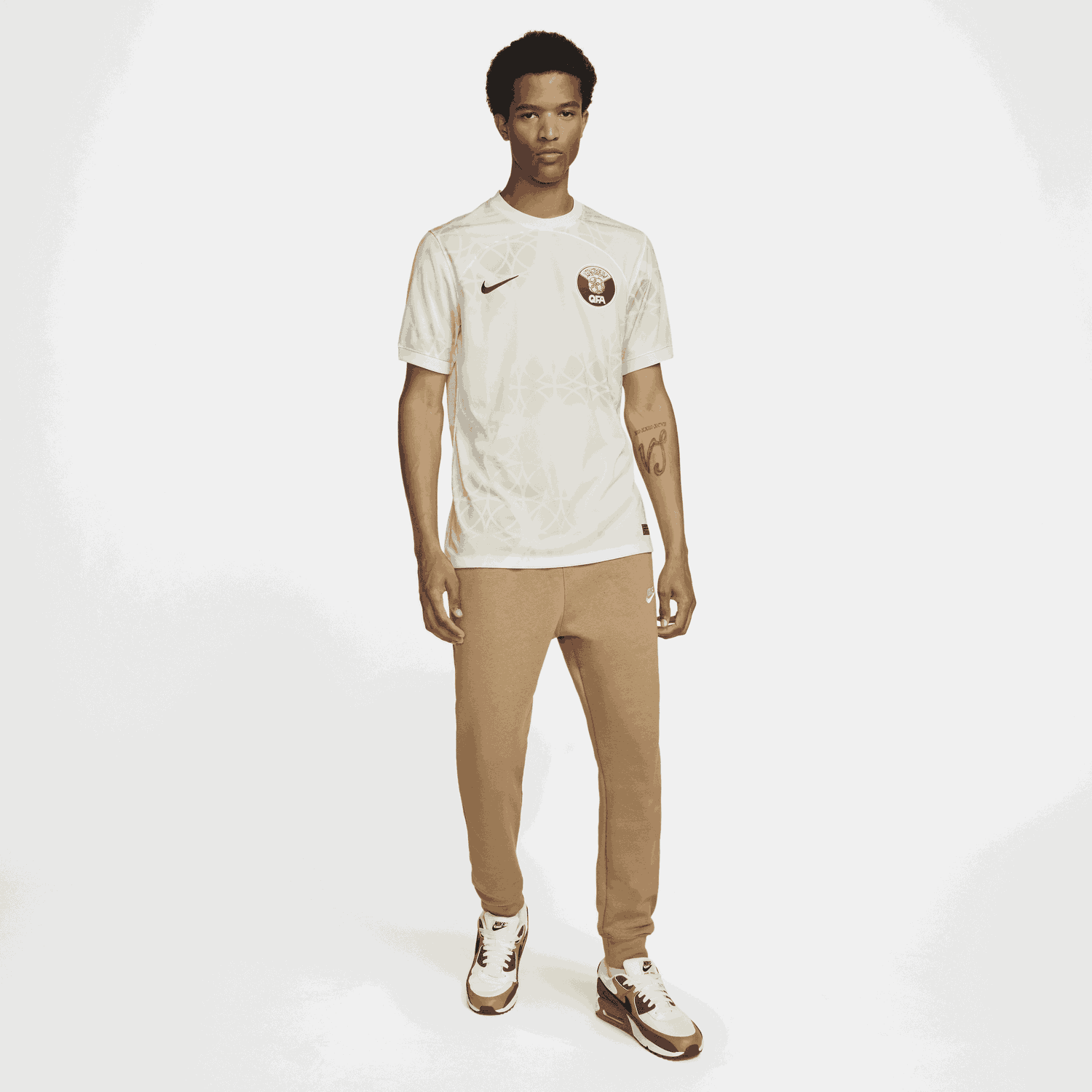 Фланелка Nike Nike Dri-FIT Qatar 2022/23 Stadium Away Football Jersey Бяло | DN0701-100, 1