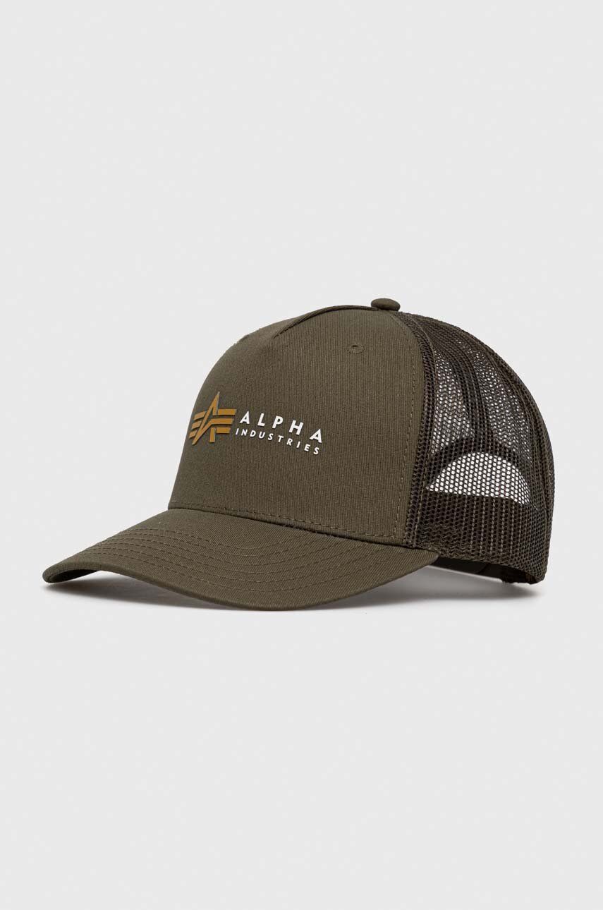 Шапка с козирка Alpha Industries Cap Зелено | 106901.142, 0
