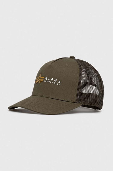 Шапка с козирка Alpha Industries Cap Зелено | 106901.142, 0