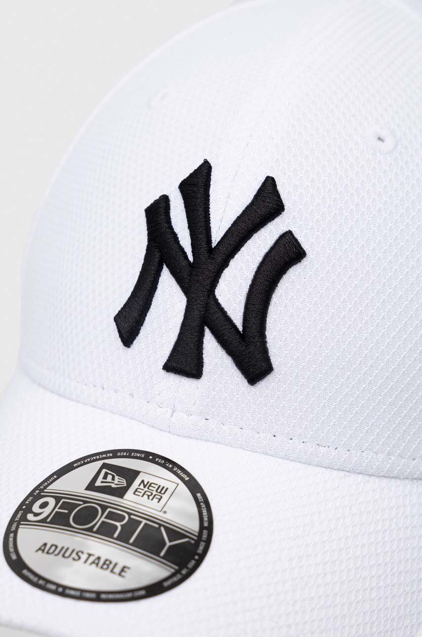 Шапка с козирка New Era Mlb Diamond Era Essential 9Forty New York Yankees Cap Бяло | 60348840.WHIBLK, 1