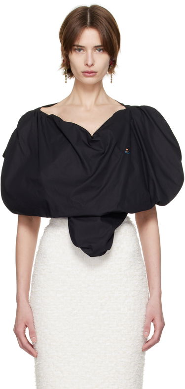 Риза Vivienne Westwood Vivienne Westwood Heart Puff Sleeve Blouse Черно | 1505000J-W009Q-, 0