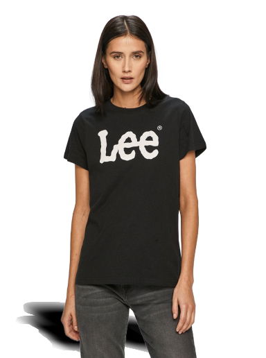 Тениска Lee Logo Tee Черно | L42UER01