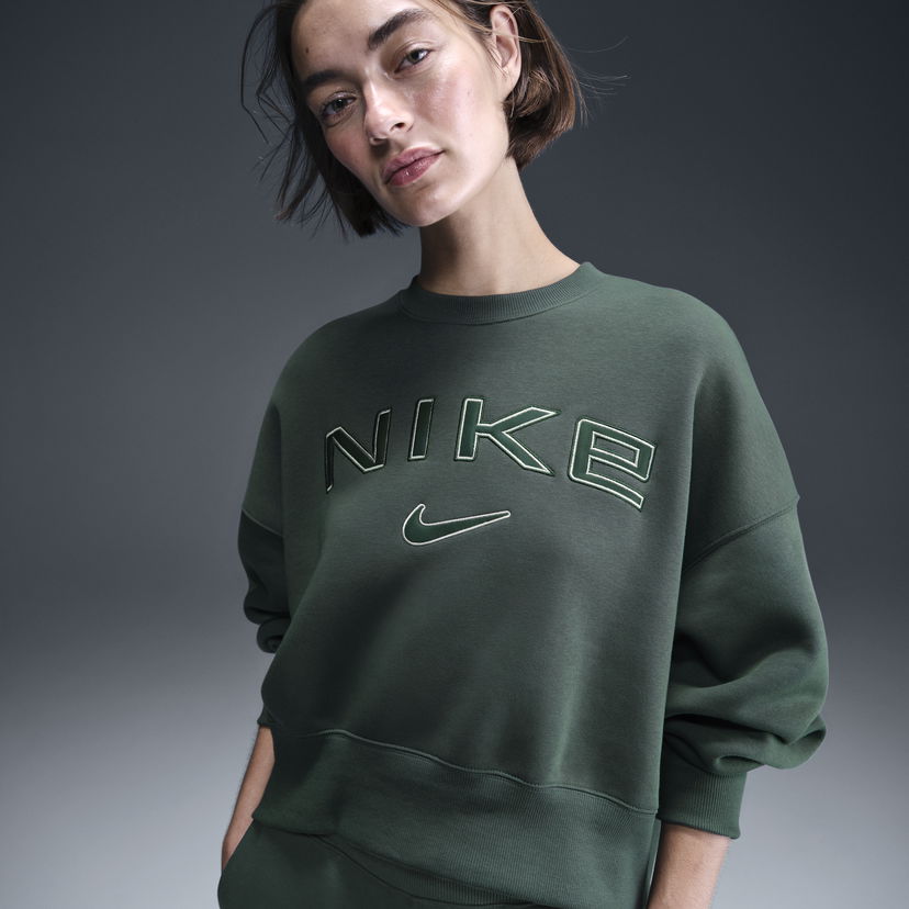 Суитчър Nike Sportswear Phoenix Sweatshirt Fleece Зелено | FV7674-338