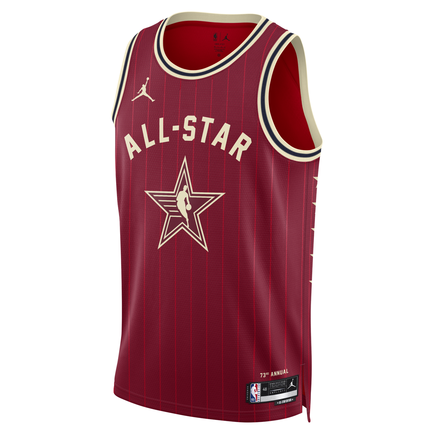 Фланелка Jordan Dri-FIT Swingman Stephen Curry 2024 All-Star Weekend Jersey Червено | FQ7732-601, 0