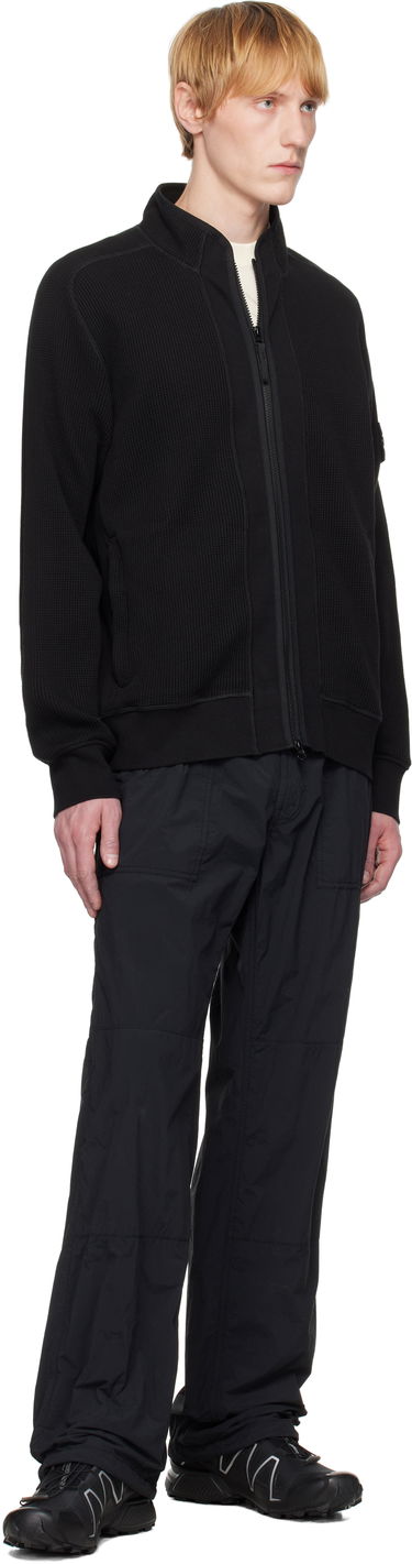 Пуловер Stone Island Stone Island Waffle Fleece Sweatshirt Черно | K1S15 6100007 S0044, 4