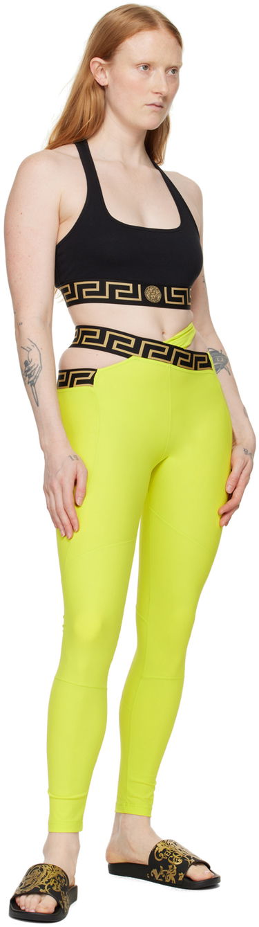 Клинове Versace Versace Greca Border Leggings Жълто | 1008681_1A06229_2Y870, 3