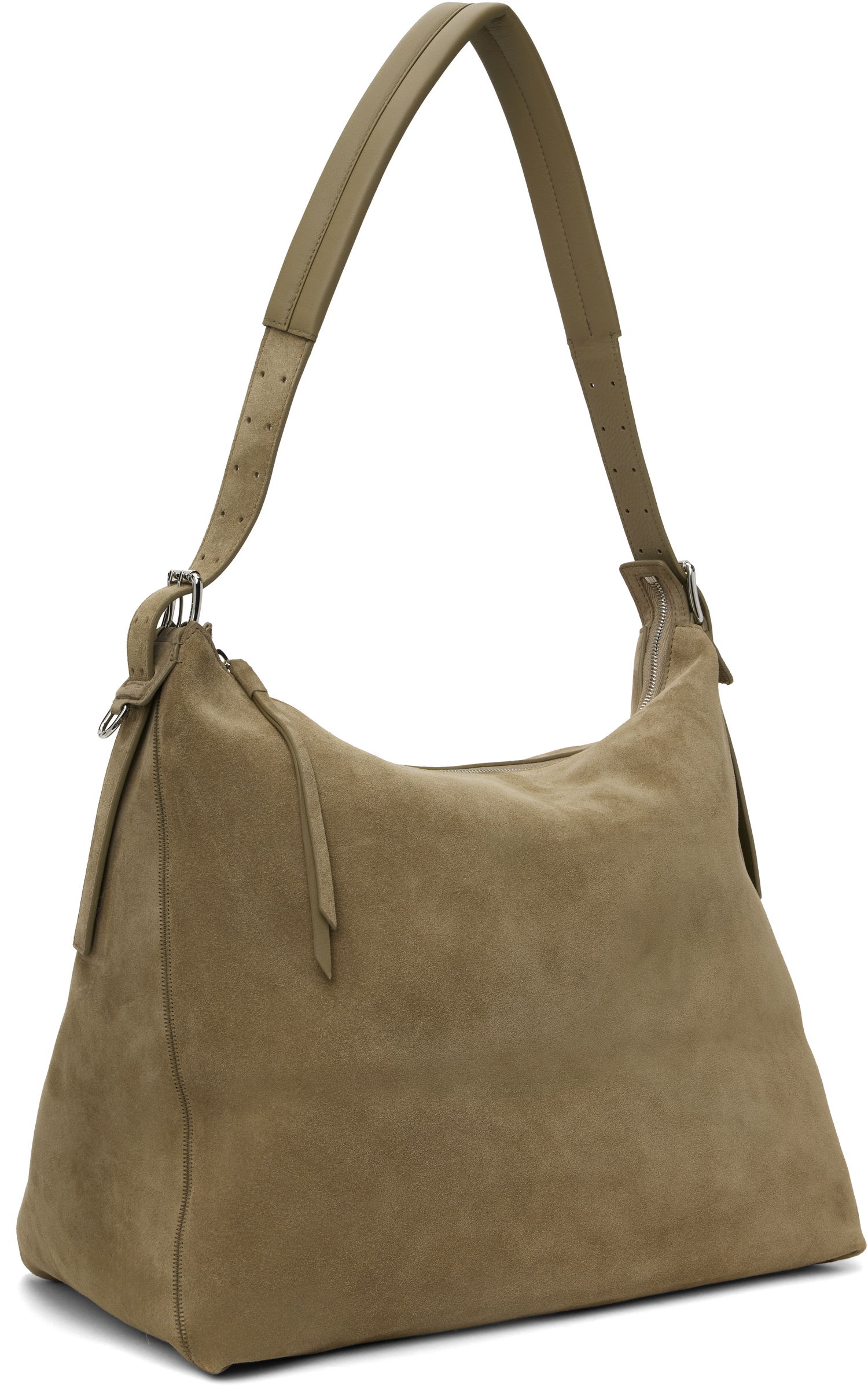 Чанта през рамо LEMAIRE Lemaire Belted Suede Shoulder Bag Зелено | BG0144 LL0125, 1
