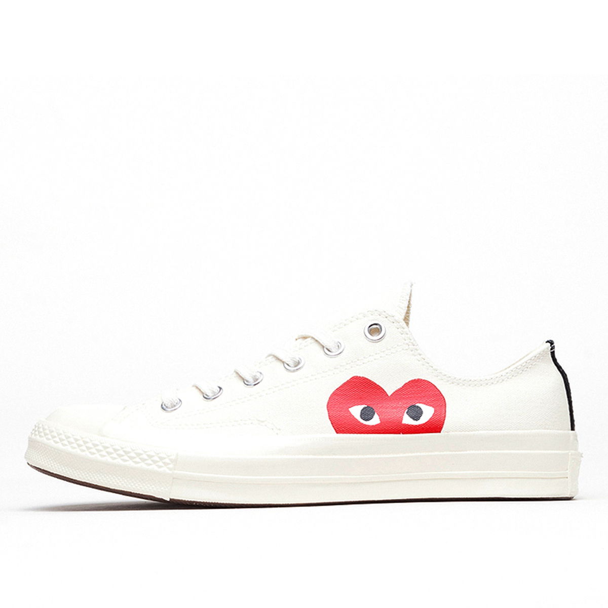 Кецове и обувки Converse Comme des Garcons x Chuck 70s Low "PLAY" Бяло | 150207C, 1