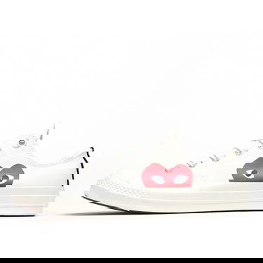 Кецове и обувки Converse Comme des Garcons x Chuck 70s Low "PLAY" Бяло | 150207C, 1