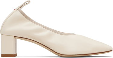 Грижа за обувките Aeyde Aeyde Narissa Ruched Block Heels Бяло | A11-PU0600001002-225, 0