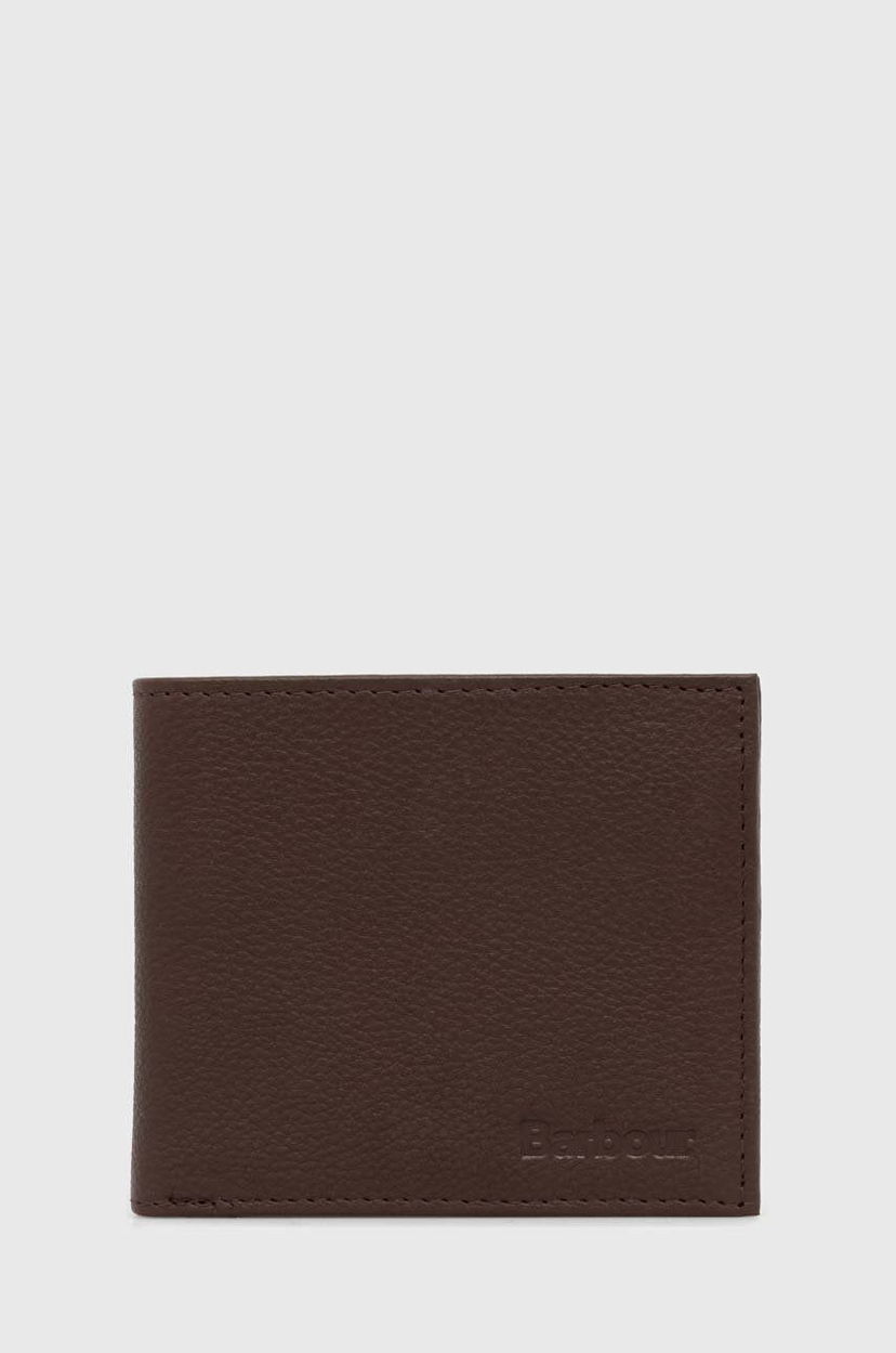Портфейл Barbour Leather Wallet Padbury Billfold Кафяво | MLG0049