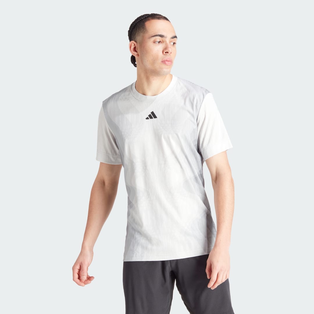 Тениска adidas Performance Tennis Airchill Pro FreeLift Tee Бяло | IP1932, 0