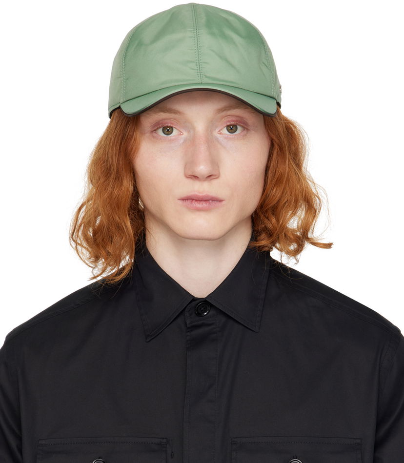 Шапка с козирка ZEGNA Technical Fabric Baseball Cap Зелено | Z7I00HA7-B4A