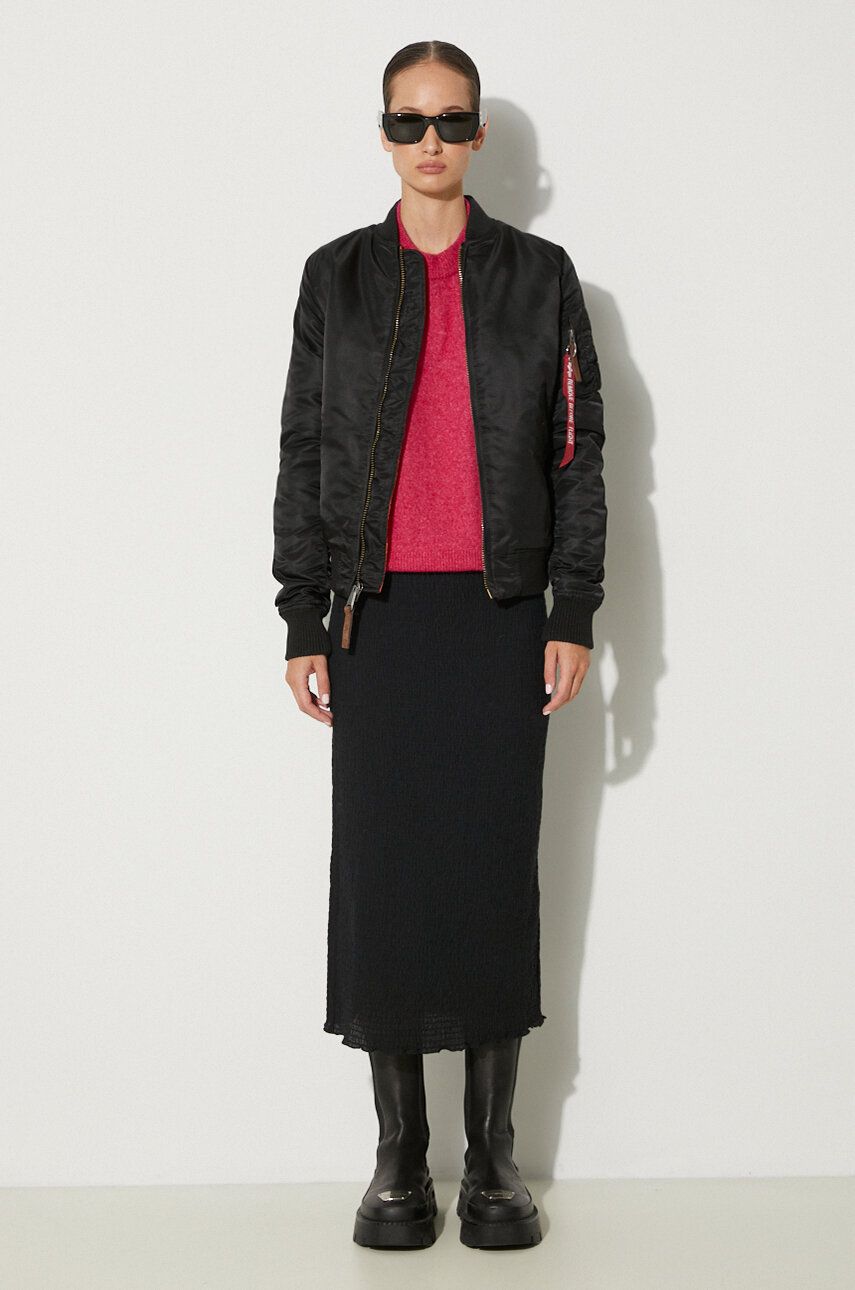 Яке бомбър Alpha Industries Bomber Jacket MA-1 VF 59 Wmn Черно | 133009.03, 1