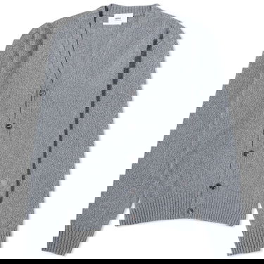 Пуловер AMI Tonal Heart Cashmere Cardigan Сиво | HKC127-005-055, 0