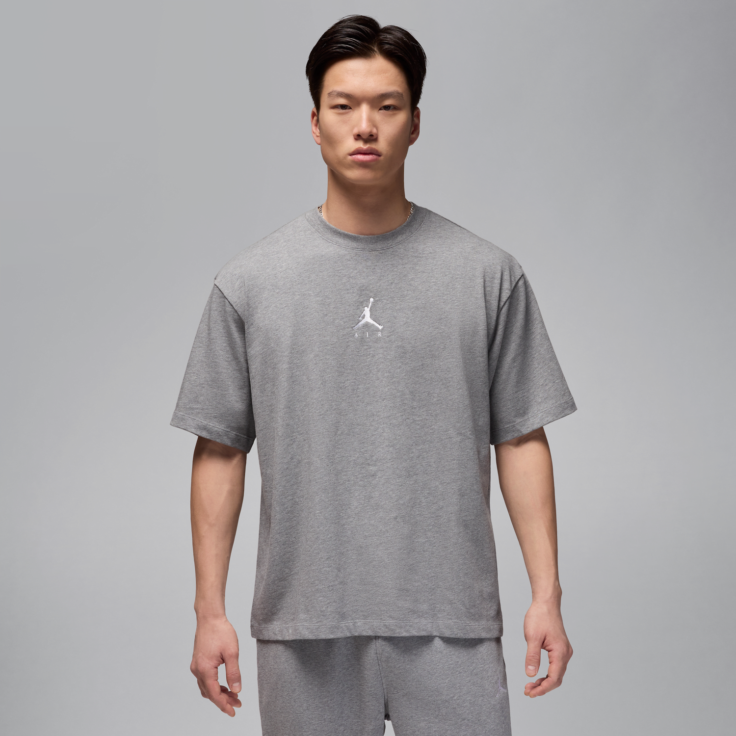 Тениска Jordan Jordan Flight Essentials T-Shirt (Plus Size) Сиво | IB7345-091, 0