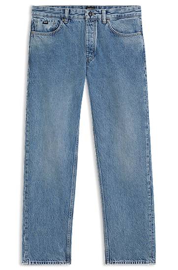 Дънки BOSS Relaxed Fit Jeans Синьо | 50532620, 0
