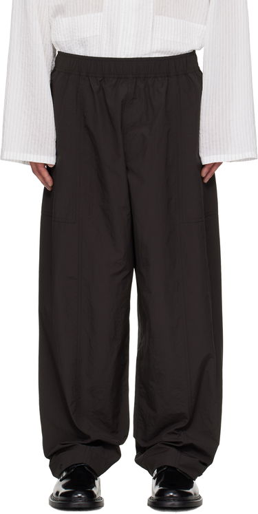 Панталони Studio Nicholson Studio Nicholson Ashi Wide Leg Trousers Черно | ASHI SNM - 1270, 0