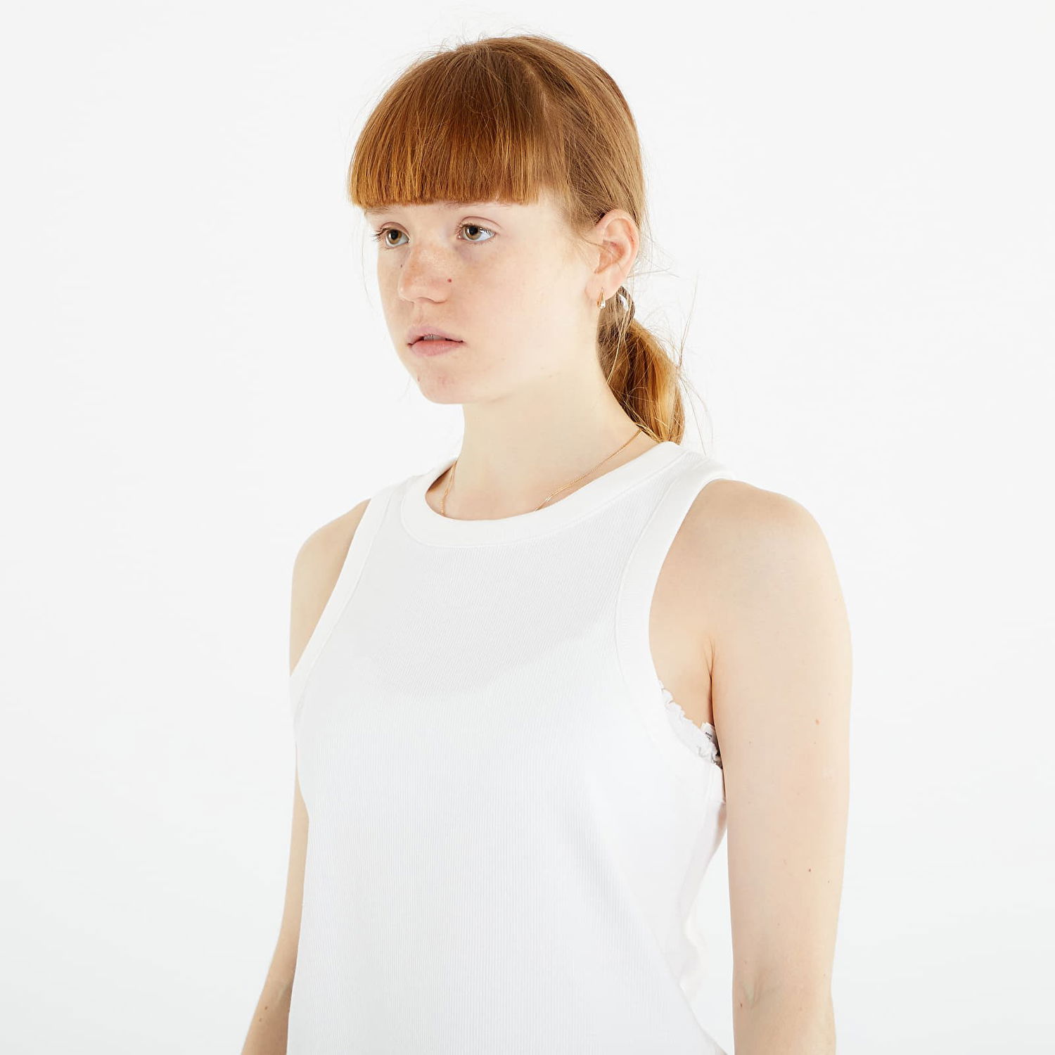 Потник CALVIN KLEIN Tab Rib Tank Top Бяло | J20J221055 YAF, 1