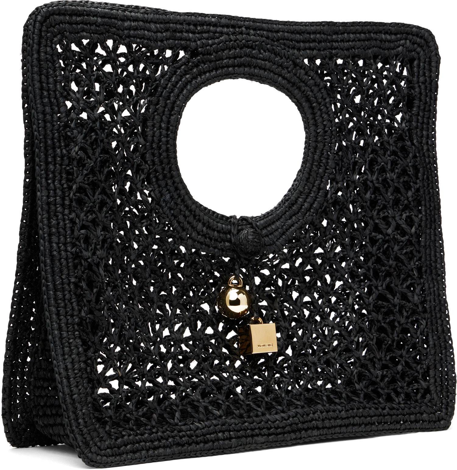 Дамска чанта Jacquemus Jacquemus La Croisière 'The Spiaggia' Small Square Tote Черно | 24H251BA421-3219, 1