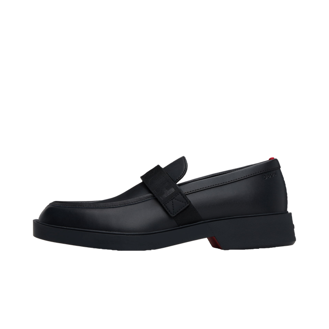 Hugo Black Leather Loafers