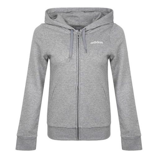 Суитчър adidas Originals Training Full-Zip Hoodie Сиво | DU0664, 0
