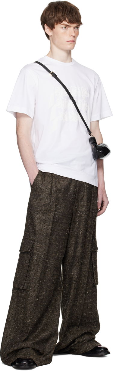Тениска Simone Rocha Simone Rocha Daisy Chain Print T-Shirt Бяло | 5195P46-M 0569, 3