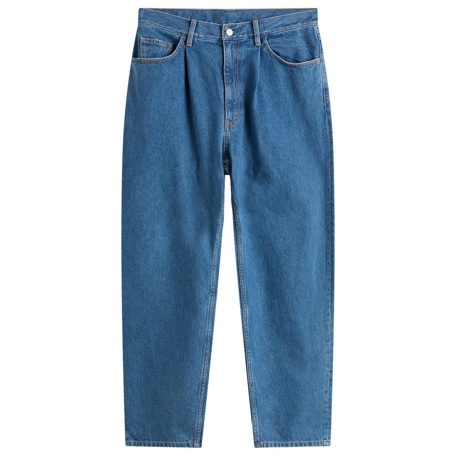 Дънки BEAMS BEAMS Wide Tapered Denim Jeans, Size Small Синьо | 1121-1131-791-75, 1