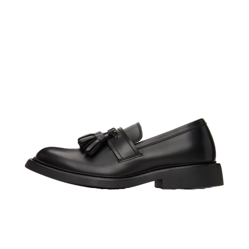 Кецове и обувки Bottega Veneta Leather Tassel Loafers Черно | 651311V00H01000