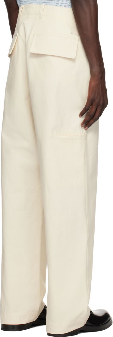 Карго панталони Jil Sander Jil Sander Heavy Cotton Canvas Trousers Бежово | J47KA0269_J45267, 2