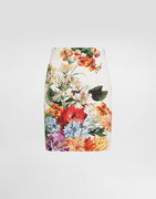 Dolce & Gabbana Flower Bouquet Print Mini Skirt