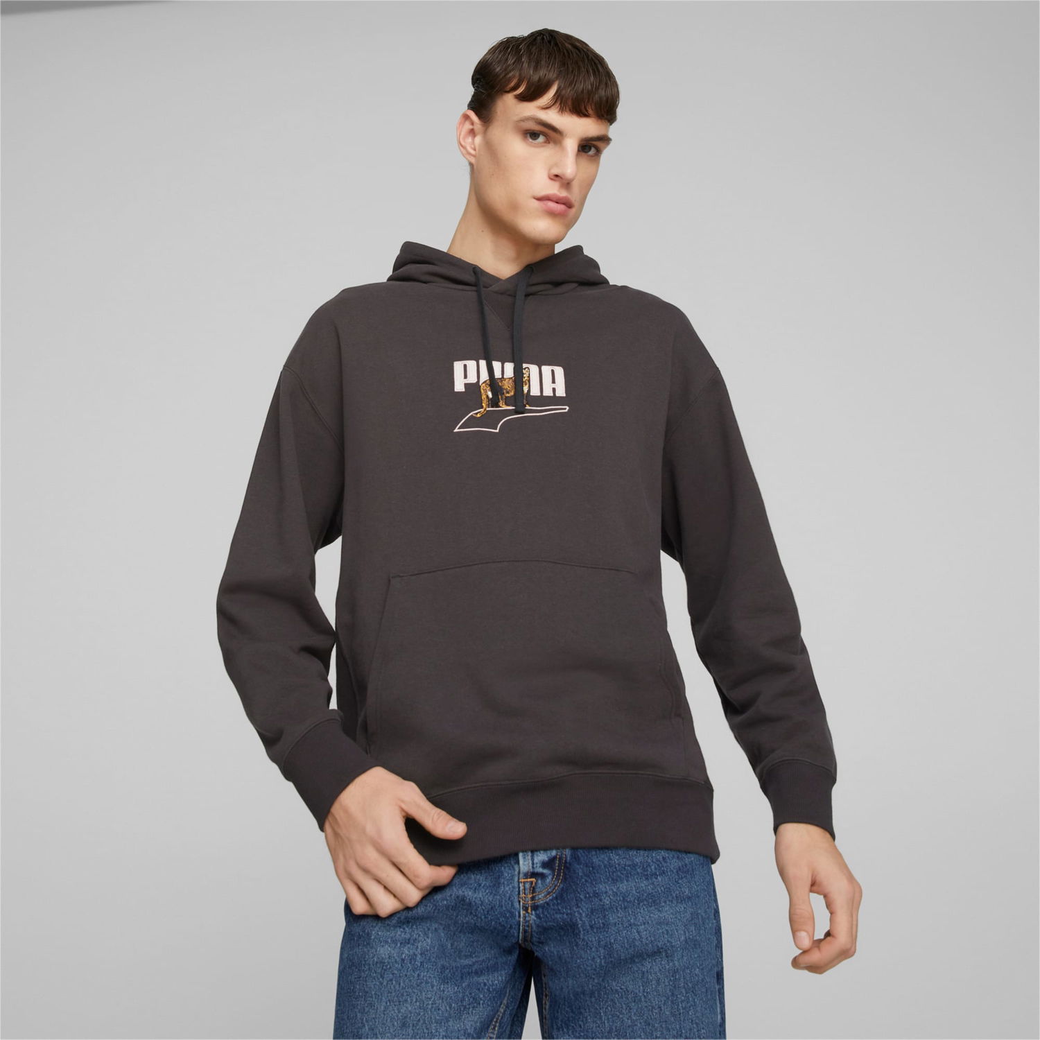 Суитчър Puma Felpa con cappuccio con Сиво | 538244_01, 0