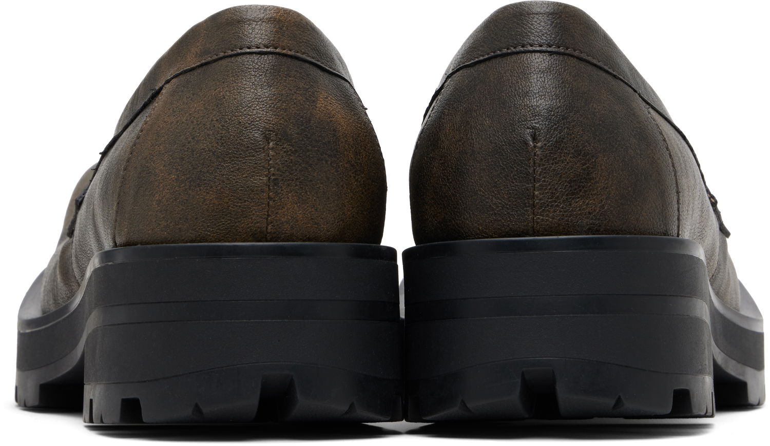 Кецове и обувки Charles Jeffrey Loverboy Charles Jeffrey LOVERBOY Moggies Claws Distressed Loafers Кафяво | 052150102, 1