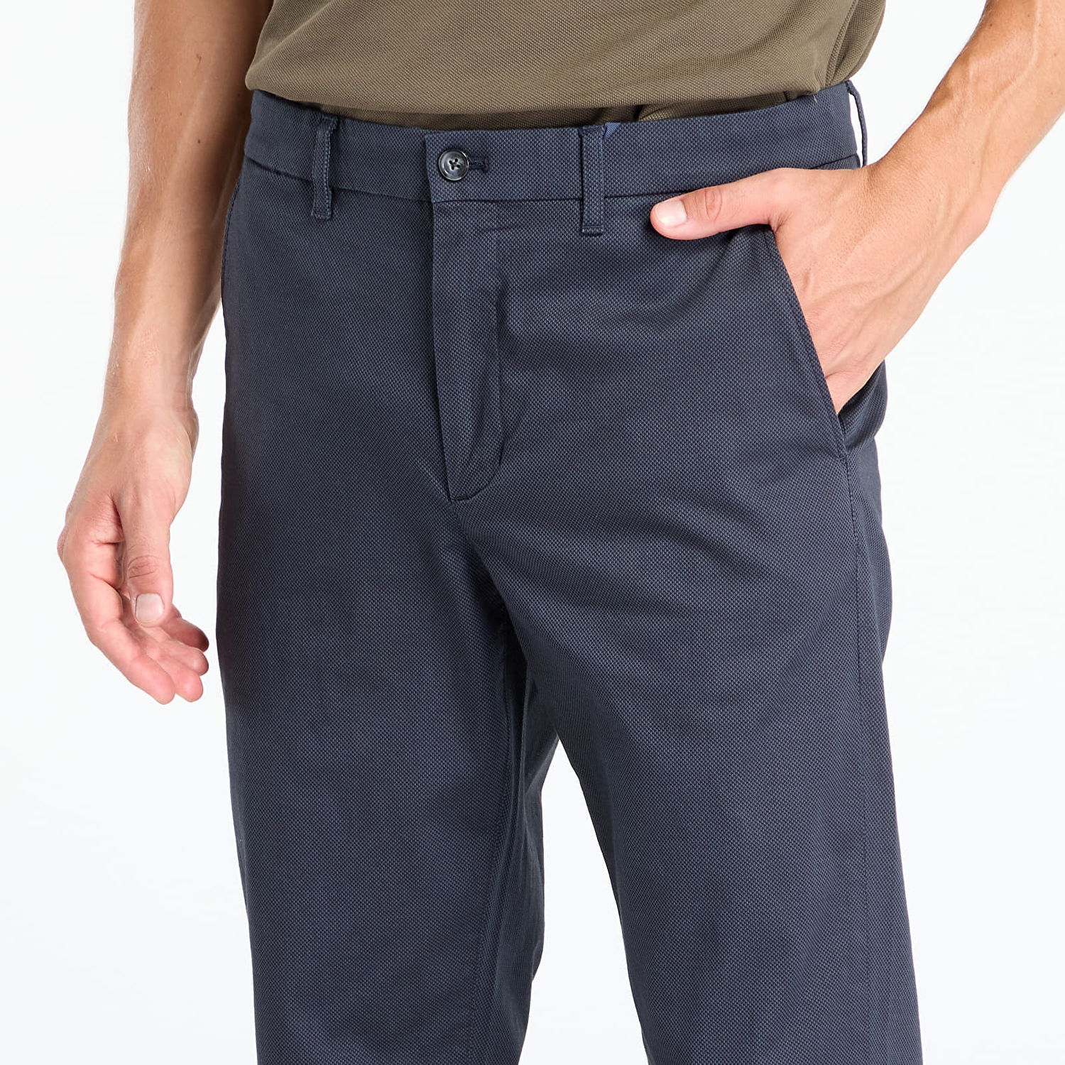 Панталони Tommy Hilfiger Tommy Hilfiger Denton Printed Structure Chino Pants W33/L32 Тъмно синьо | MW0MW39700 DW5, 1