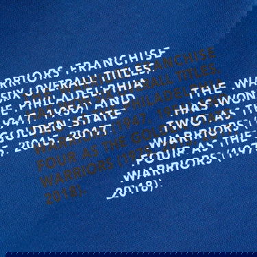 Суитчър Mitchell & Ness NBA Golden State Warriors Team Origins Fleece Hoodie Тъмно синьо | FPHD4849-GSWYYPPPROYA, 4