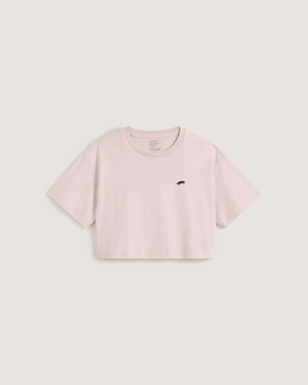 Съкратен топ Vans Salton Relax Crop T-Shirt Розово | VN000P5QO3N, 0