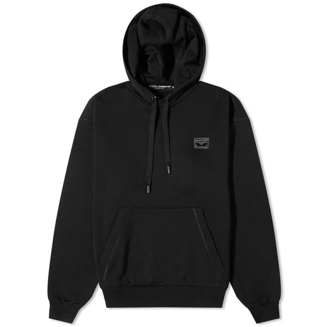 Plate Pop Over Hoodie Black